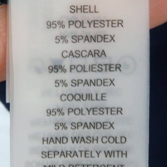 VINCE CAMUTO NAVY BLUE SHORT SLEEVE V NECK WIDE LEG JUMPSUIT SIZE XS - Picture 6 of 14